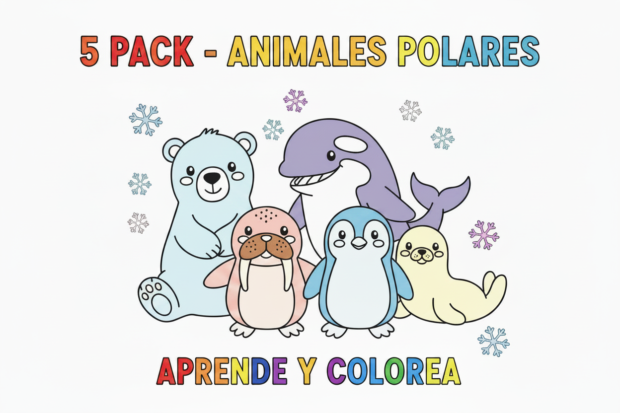 5 Pack F - Animales Polares