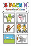 5 Pack H Animales Deportistas - A color