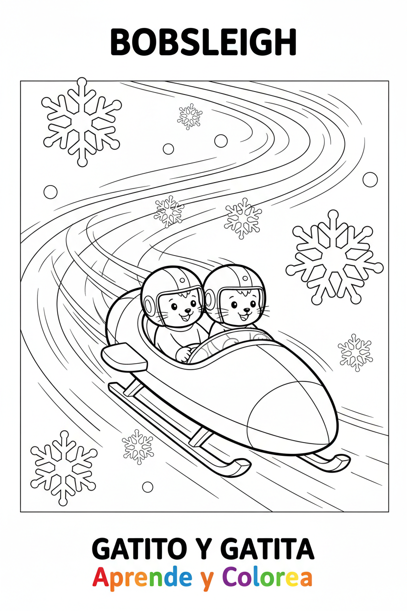 Gatito y Gatita Bobsleigh - Intento 3