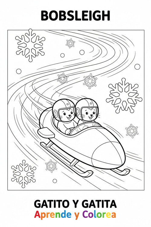 Gatito y Gatita Bobsleigh - Intento 3
