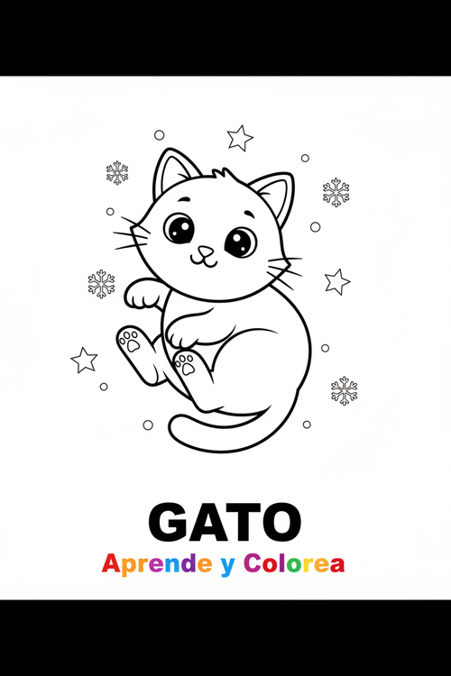 Gato para Colorear