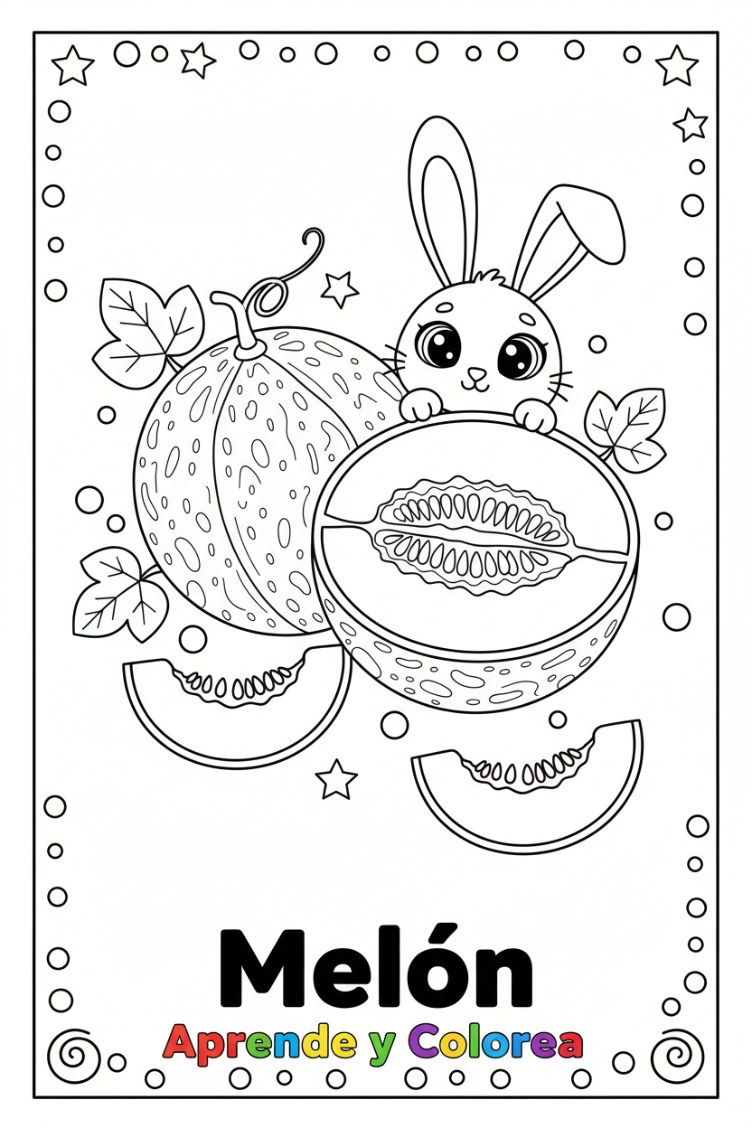 Melón con conejo