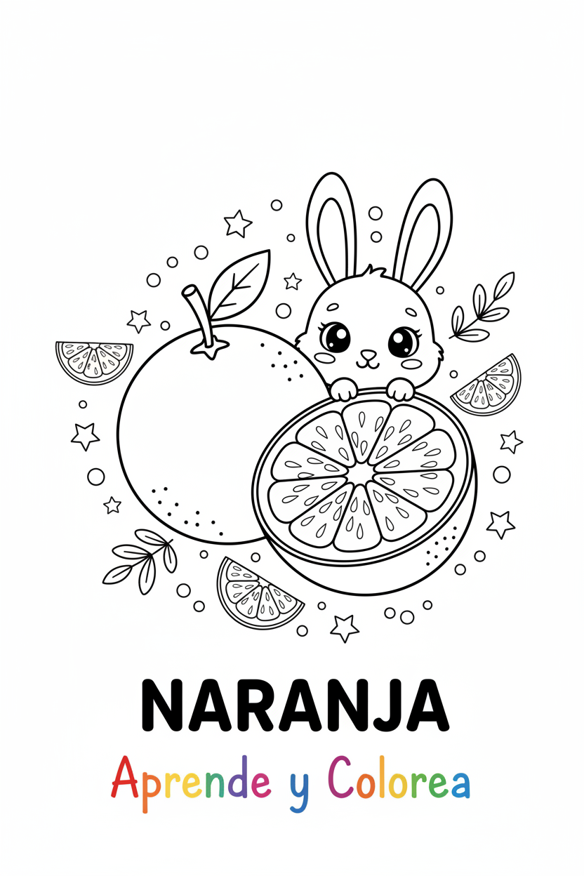 Naranja con conejo
