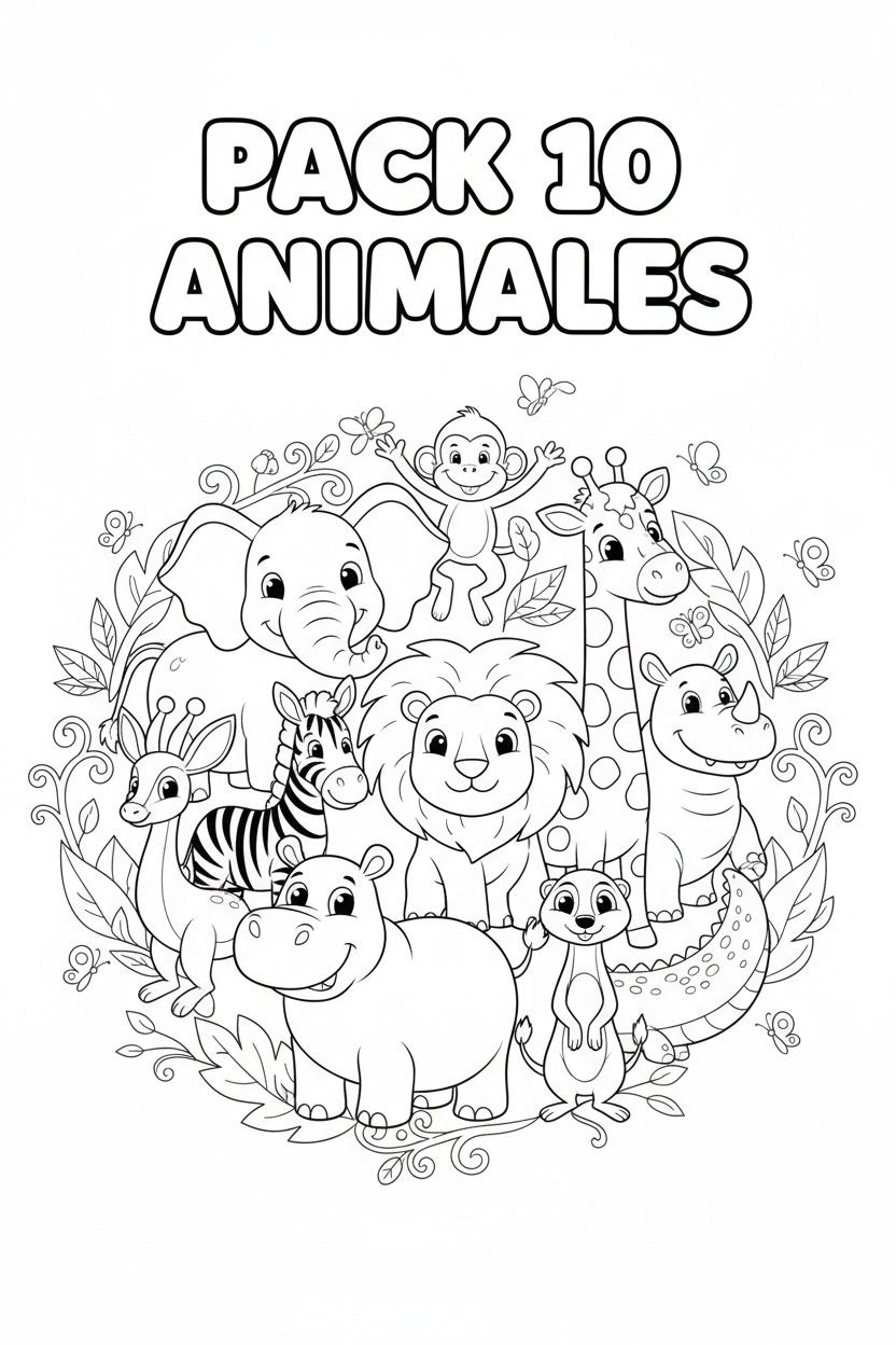 Pack 10 - Todos los animales