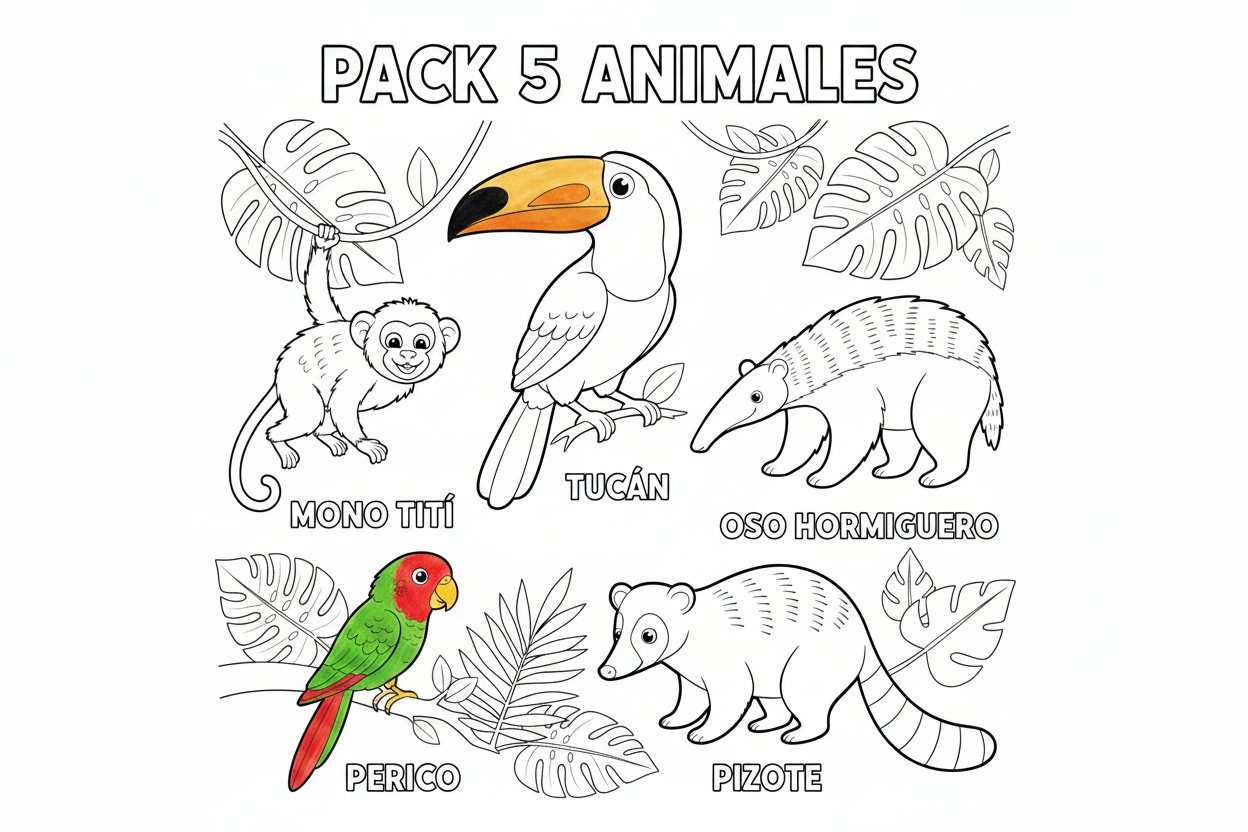 Pack Perico con color