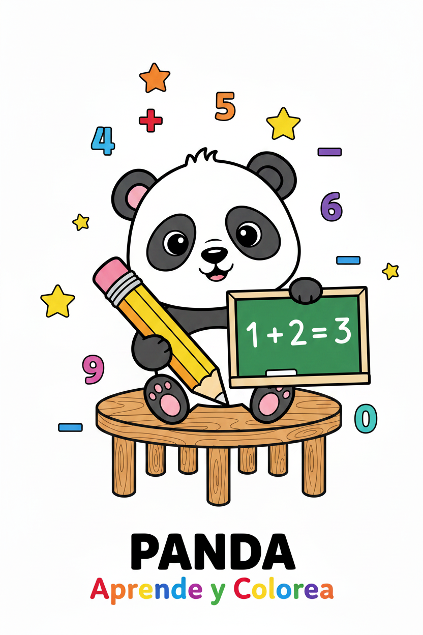 Panda Matemáticas - A color