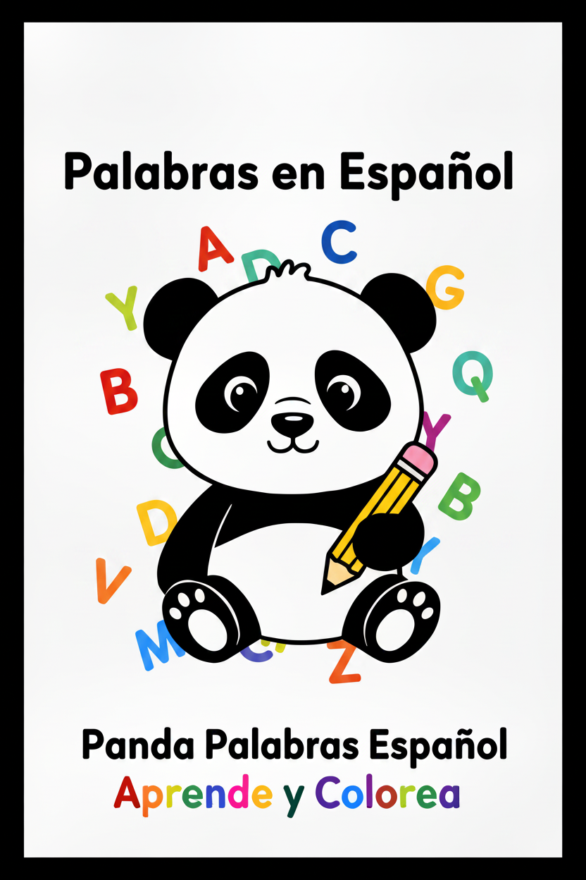 Panda Palabras Español - A color